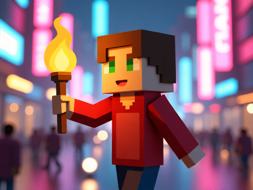 BlockCraft: Build & Battle